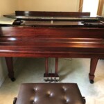 私の好きな色に塗ってもらったピアノ たぶん1923年 スタンウェイL